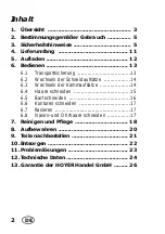 Предварительный просмотр 4 страницы Silvercrest HBS 3.7 C1 Operating Instructions Manual