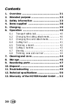 Предварительный просмотр 32 страницы Silvercrest HBS 3.7 C1 Operating Instructions Manual