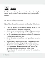 Предварительный просмотр 10 страницы Silvercrest HG00085A Operation And Safety Notes