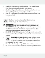 Preview for 10 page of Silvercrest HG01041A Assembly, Operating And Safety Instructions