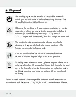 Preview for 16 page of Silvercrest HG01041A Assembly, Operating And Safety Instructions