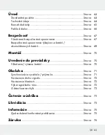 Preview for 63 page of Silvercrest HG01041A Assembly, Operating And Safety Instructions