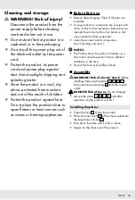 Preview for 23 page of Silvercrest HG05615A Operation And Safety Notes