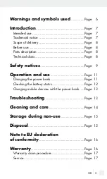 Preview for 5 page of Silvercrest HG06862E Manual