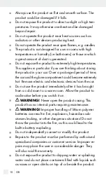 Preview for 10 page of Silvercrest HG06862E Manual