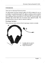 Preview for 2 page of Silvercrest HS1000 User Manual And Service Information