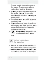 Preview for 8 page of Silvercrest IAN 107261 Operation And Safety Notes