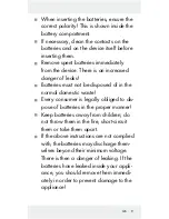 Preview for 9 page of Silvercrest IAN 107261 Operation And Safety Notes