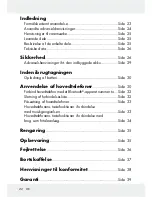 Preview for 22 page of Silvercrest IAN 273507 Operation And Safety Notes