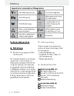 Preview for 13 page of Silvercrest IAN 276299 Operation And Safety Notes