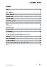 Предварительный просмотр 52 страницы Silvercrest IAN 285551 Operating Instructions Manual