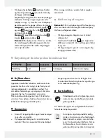 Preview for 31 page of Silvercrest IAN103803 Operation Manual