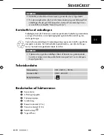 Preview for 45 page of Silvercrest IONIC HAIRDRYER SHTR 2200 A1 Operation And Safety Notes