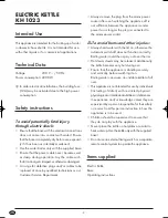 Preview for 4 page of Silvercrest KH 1023 Operating Instructions Manual