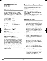 Preview for 28 page of Silvercrest KH 2281 Operating Instructions Manual