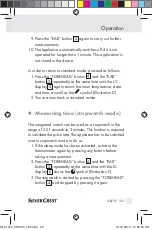 Preview for 21 page of Silvercrest KH 8105 Operation And Safety Notes