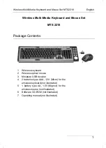 Preview for 2 page of Silvercrest MTS 2218 User Manual And Service Information