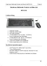 Preview for 62 page of Silvercrest MTS2118 User Manual