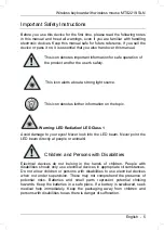 Preview for 6 page of Silvercrest MTS2219-SLN User Manual And Service Information