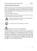 Preview for 6 page of Silvercrest MTS2220 User'S Manual And Service Information