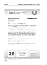 Preview for 23 page of Silvercrest MTS2220 User'S Manual And Service Information