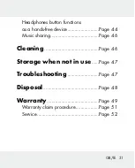 Preview for 31 page of Silvercrest MUSIC TO GO SKHL 40 A2 Operation And Safety Notes