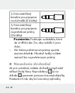 Preview for 164 page of Silvercrest MUSIC TO GO SKHL 40 A2 Operation And Safety Notes