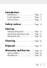 Preview for 5 page of Silvercrest MZ 20-1 FR Operation And Safety Notes