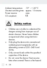 Preview for 8 page of Silvercrest MZ 20-1 FR Operation And Safety Notes