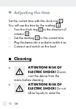 Предварительный просмотр 12 страницы Silvercrest MZ 20-1 FR Operation And Safety Notes