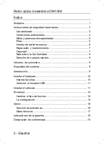 Preview for 3 page of Silvercrest OM1008 User Manual And Service Information