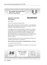 Предварительный просмотр 24 страницы Silvercrest RFH 1863 User Manual And Service Information