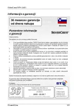 Предварительный просмотр 103 страницы Silvercrest RFH 2401 User Manual And Service Information