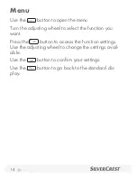 Preview for 12 page of Silvercrest RT2000 BT Operating Manual