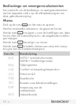 Предварительный просмотр 10 страницы Silvercrest RT2000 Operating Manual