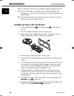 Предварительный просмотр 14 страницы Silvercrest SAB 160 A1 Operating Instructions Manual