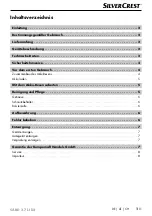 Preview for 4 page of Silvercrest SABD 3.7 LI D3 Operating Instruction