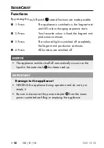 Preview for 13 page of Silvercrest SAD 12 C3 Operating Instructions Manual