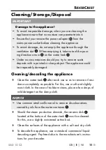 Preview for 14 page of Silvercrest SAD 12 C3 Operating Instructions Manual