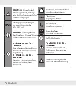 Preview for 74 page of Silvercrest SADH A1 Operation And Safety Notes