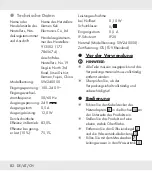 Preview for 82 page of Silvercrest SADH A1 Operation And Safety Notes