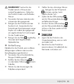 Preview for 85 page of Silvercrest SADH A1 Operation And Safety Notes