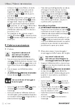 Предварительный просмотр 18 страницы Silvercrest SAS 150 A1 Operation And Safety Notes