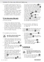 Предварительный просмотр 40 страницы Silvercrest SAS 150 A1 Operation And Safety Notes