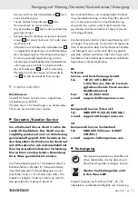 Предварительный просмотр 43 страницы Silvercrest SAS 150 A1 Operation And Safety Notes