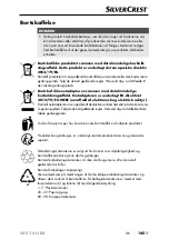 Preview for 148 page of Silvercrest SAS 7.4 LI D3 Operating Instructions And Safety Instructions