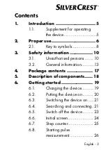 Preview for 4 page of Silvercrest SAT 1500 B1 Operating Instructions Manual