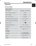 Preview for 13 page of Silvercrest SAVK 2000 A1 Operating Instructions Manual