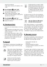 Preview for 17 page of Silvercrest SBF 76 Operation And Safety Notes