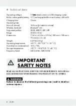 Предварительный просмотр 8 страницы Silvercrest SBKP 1 A1 Operation And Safety Notes